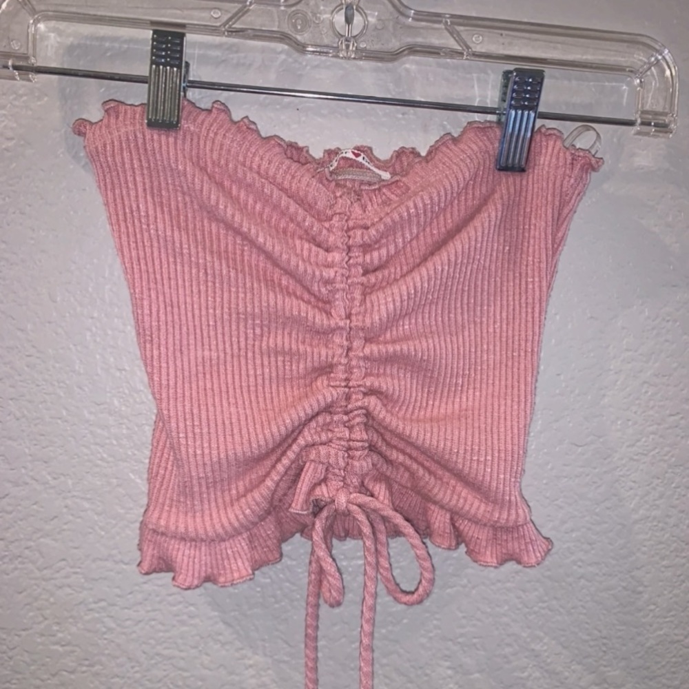 NWOT light pink tube top, Ooh La Luxe, S/Chico